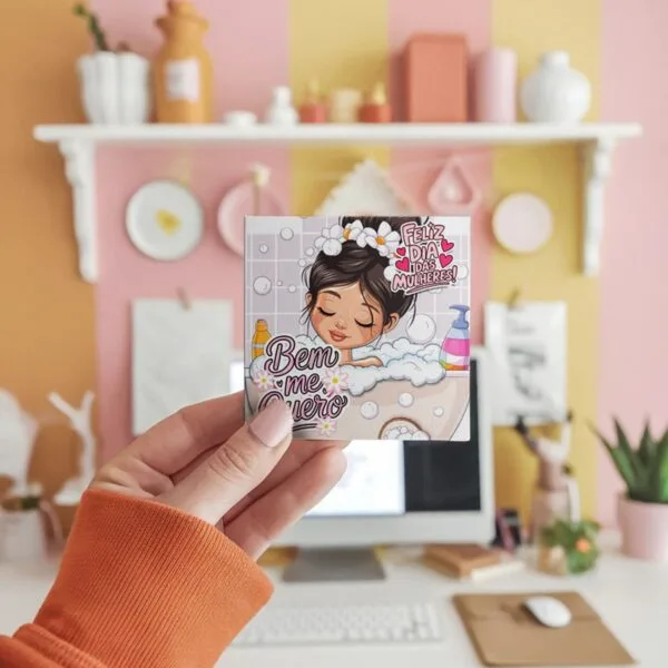 Pack Cards + Fundos Mulheres: 100 Artes para Presentes