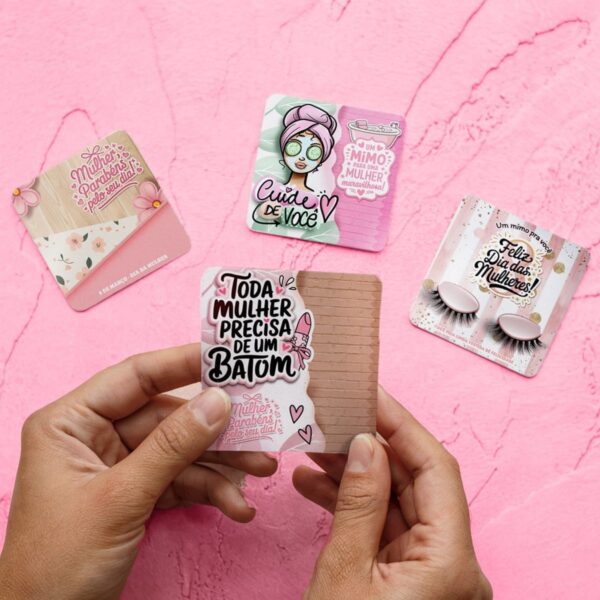 Pack Cards + Fundos Mulheres: 100 Artes para Presentes
