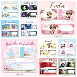 Pack Cartão Sus Meninos e Meninas 01