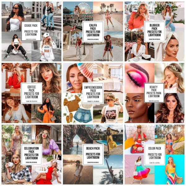 Pack Completo Livia Brasil Presets Lightroom Instagram Fotos