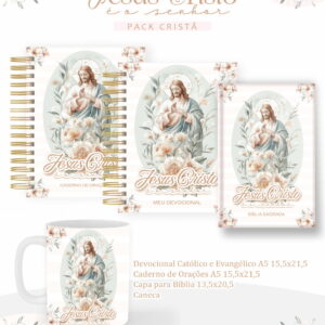 Pack Cristã Jesus Cristo É o Senhor - Arquivo Digital 14 Pack Cristã Jesus Cristo É o Senhor - Arquivo Digital