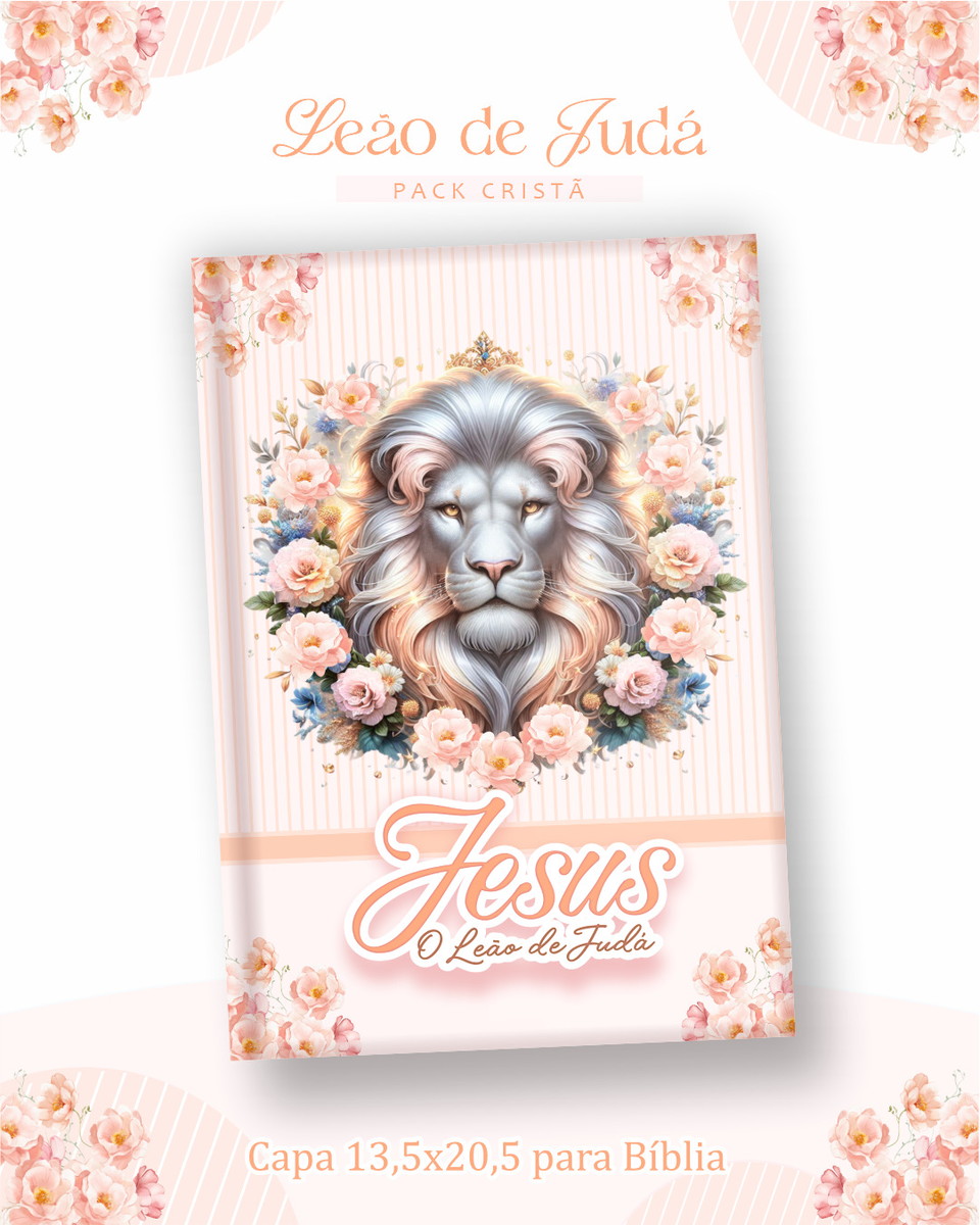Pack Cristã Leão de Judah - Arquivo Digital 4 Pack Cristã Leão de Judah - Arquivo Digital