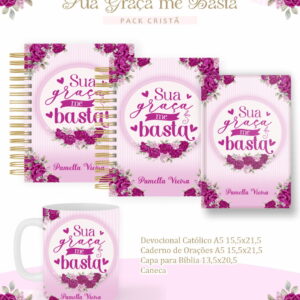 Pack Cristã Lettering Feminina - Católica - Arquivo Digital