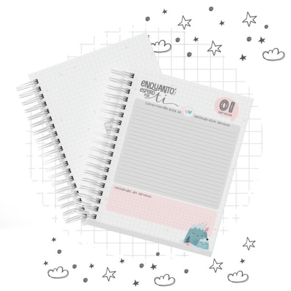 Pack Diário de Gestante - Enquanto espero por ti