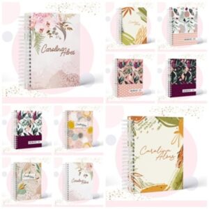 Pack Encadernação Floral