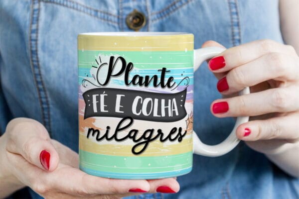 Pack Estampa Arte Caneca Motivacional