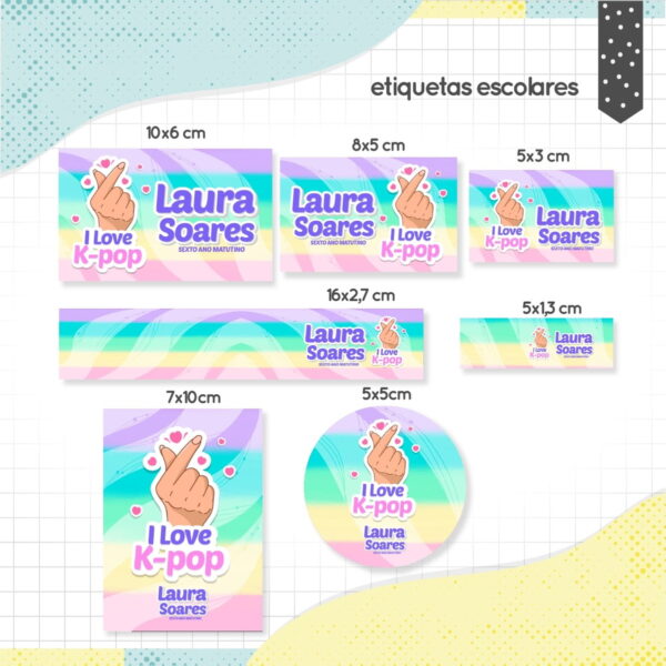 Pack Etiquetas Escolar