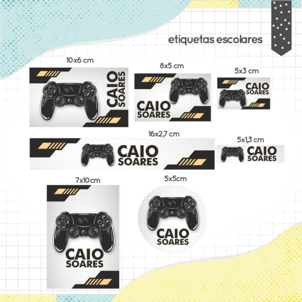 Pack Etiquetas Escolar