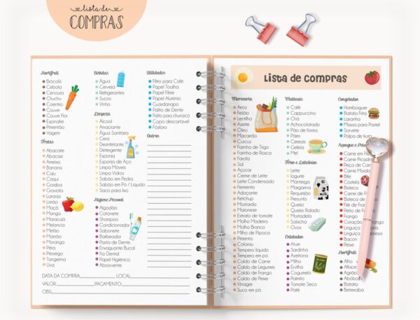 Pack Lista de Compras