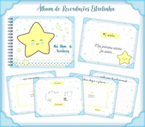 Pack Livros Recordações Bebê