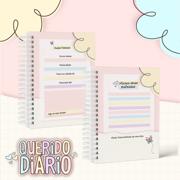 Pack Meu Querido Diário Menininhas