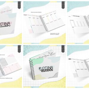 Pack Rotinas de Estudos Menina e Menino