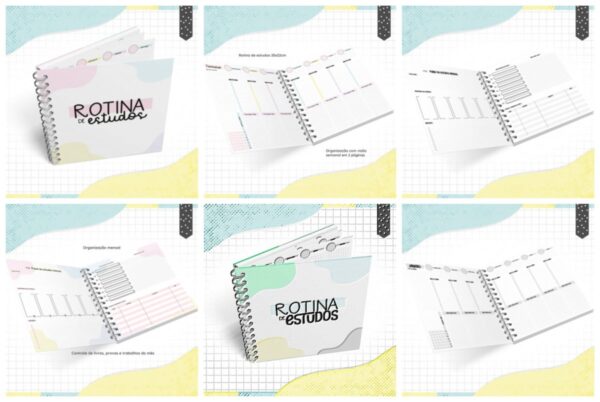 Pack Rotinas de Estudos Menina e Menino