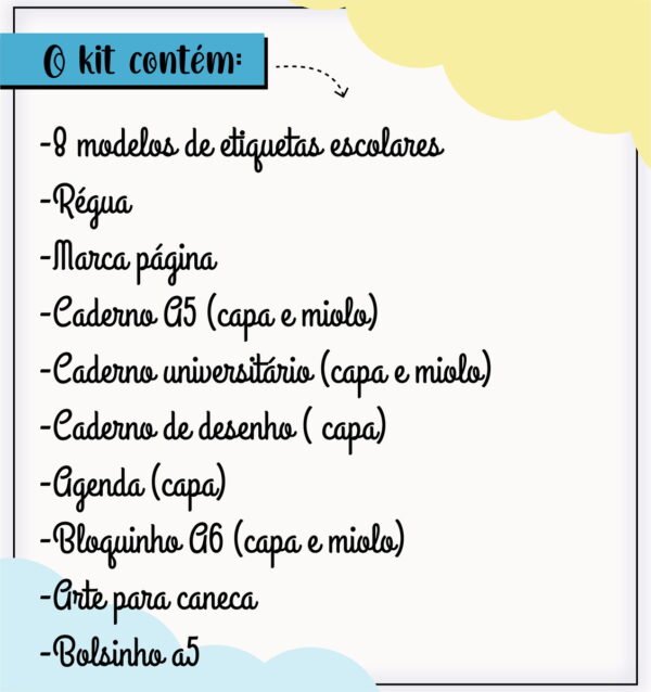 Pack Volta Aulas