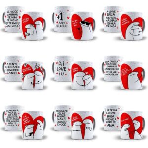 Pacote Artes Caneca Dia Dos Namorados Flork 18 Arquivos Png