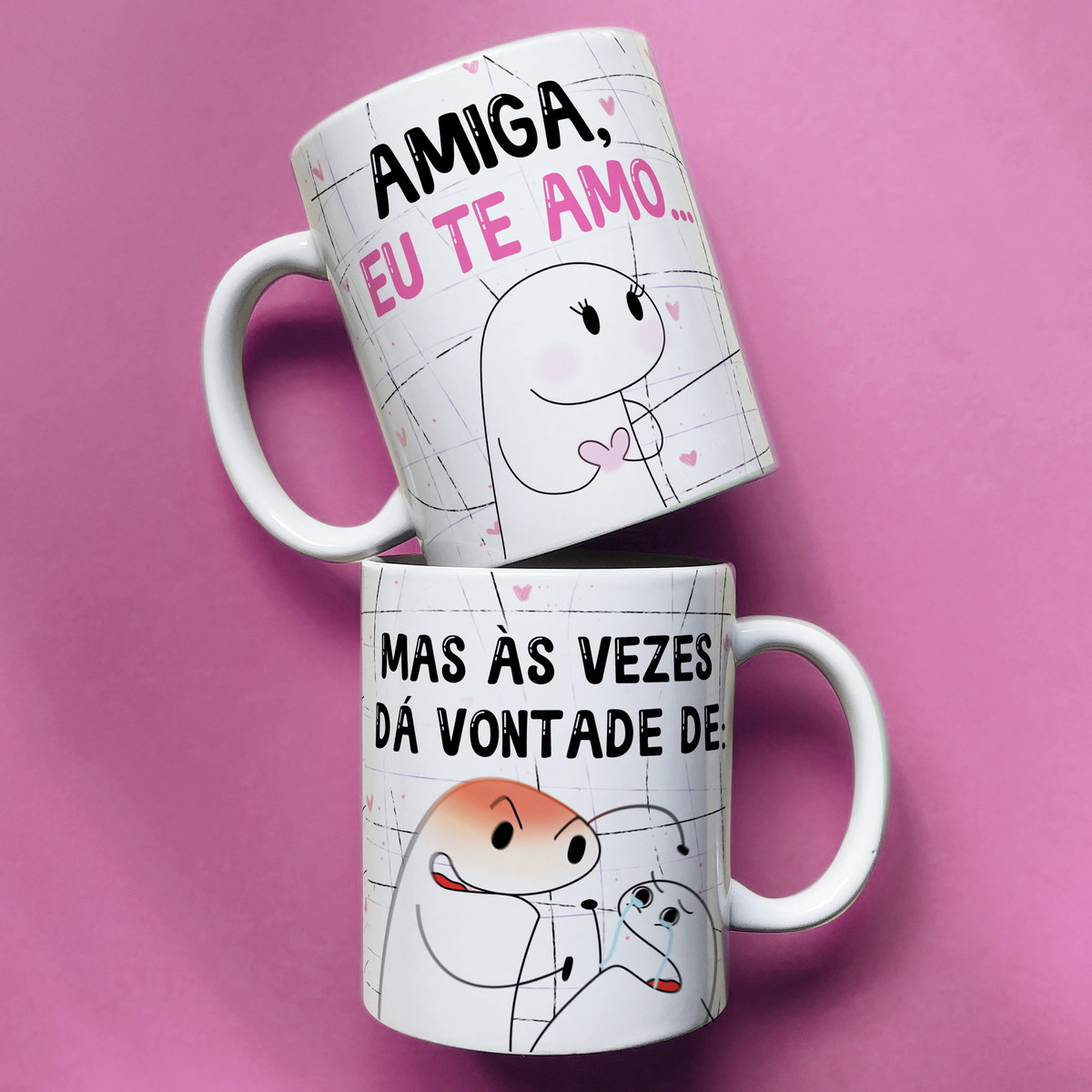 Pacote Artes Canecas Flork Amigas - Arquivo Digital 1 Pacote Artes Canecas Flork Amigas - Arquivo Digital