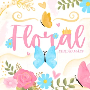 Pacote de Artes Canecas Mães Floral - Png