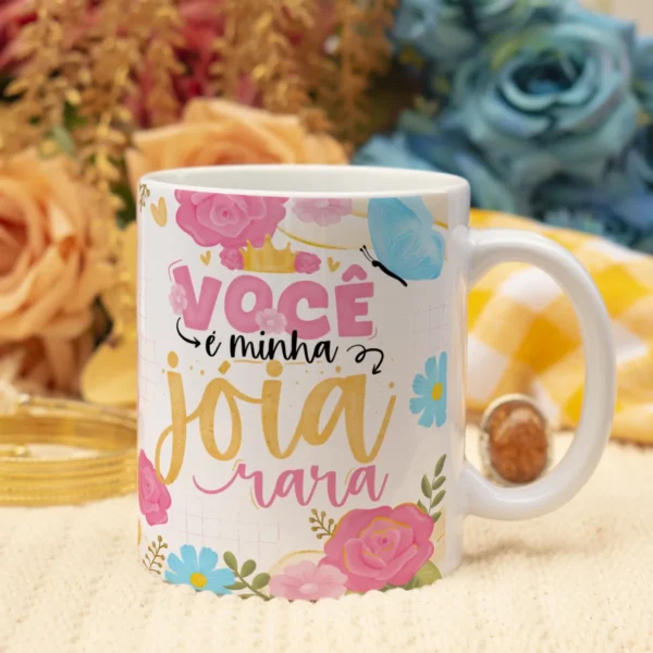 Pacote de Artes Canecas Mães Floral - Png