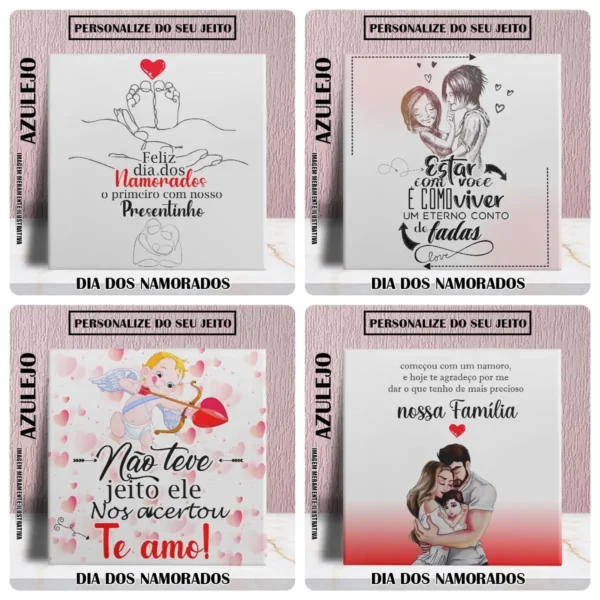 Pacote Dia dos Namorados para Sublimação em Corel Draw