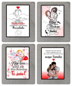 Pacote Dia dos Namorados para Sublimação em Corel Draw