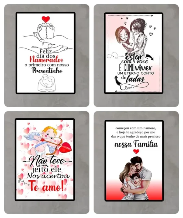 Pacote Dia dos Namorados para Sublimação em Corel Draw