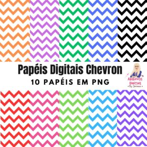 Papéis Digitais Chevron - Png