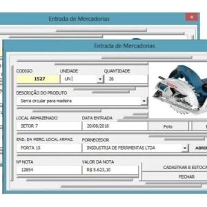 Planilha Controle Estoque Almoxarifado Excel Simples Prática