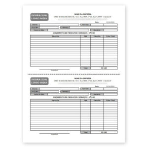 Planilha Orçamentos De Produtos E Serviços - Manual