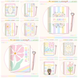 Planner Candy A5 2026 - Arquivo Digital