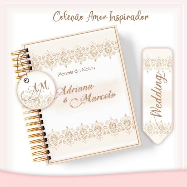 Planner da Noiva Dourado