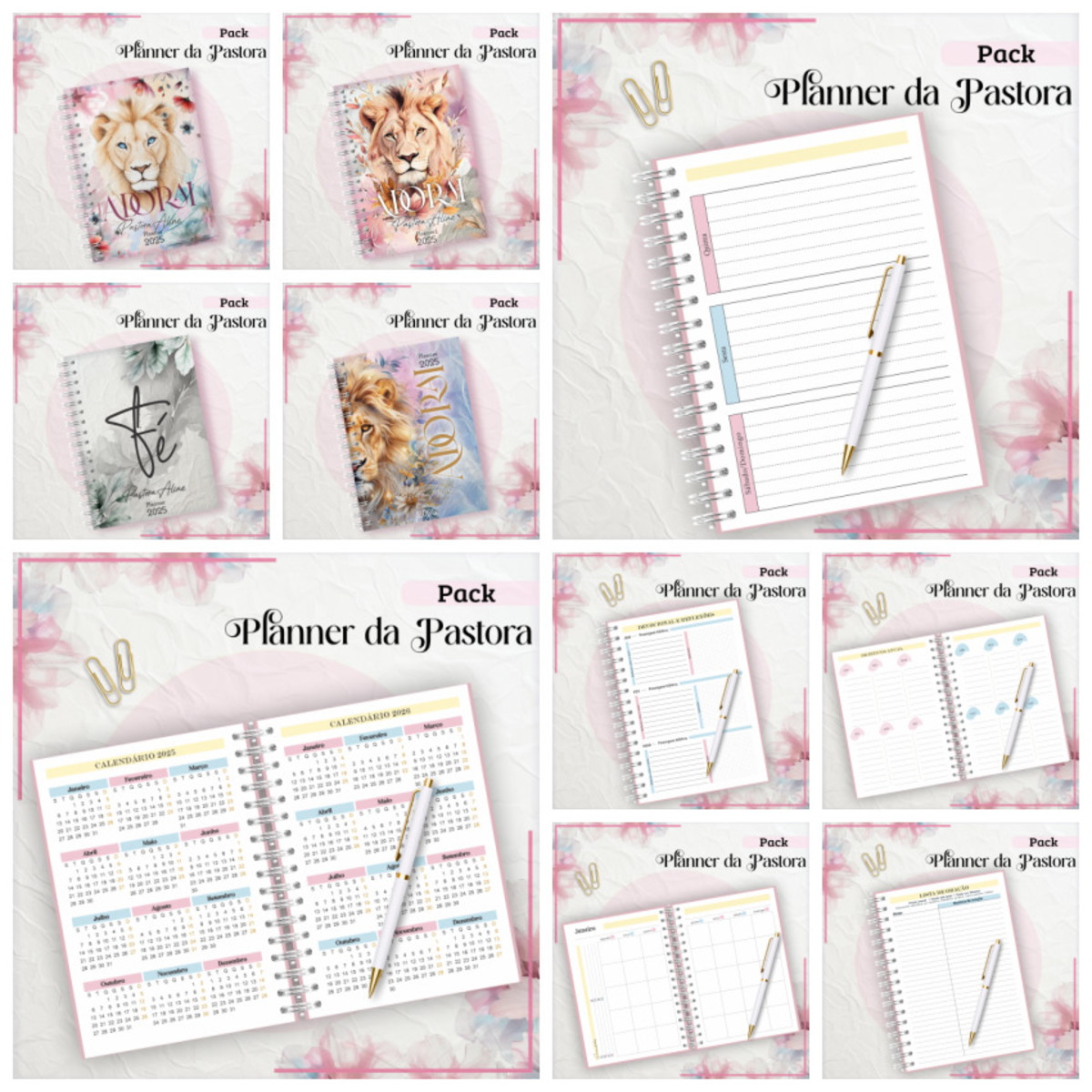 Planner da Pastora 2025 - Arquivo Digital 5 Planner da Pastora 2025 - Arquivo Digital