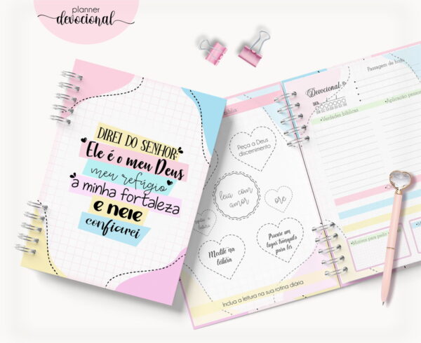 Planner Devocional "Ele é meu Deus"