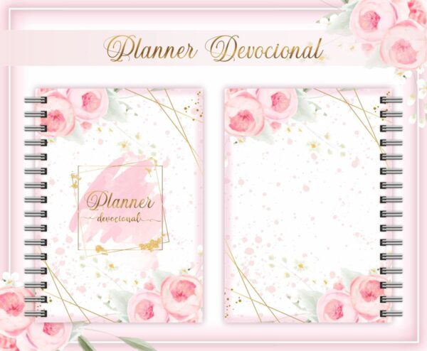 Planner Devocional Flor + Arte para Caneca
