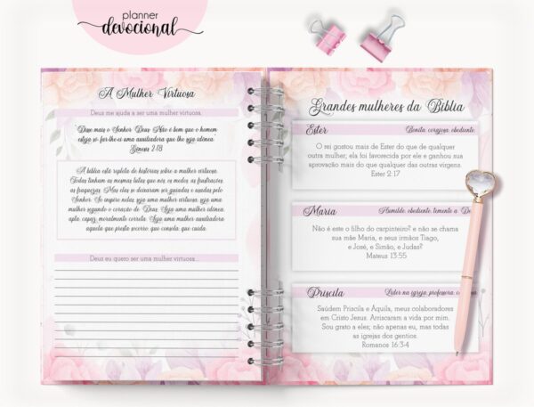 Planner Devocional "Orai sem cessar"