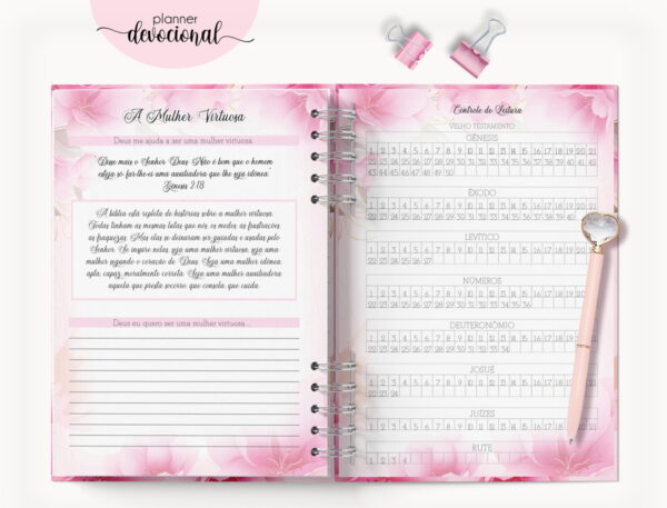 Planner Devocional "ROSAS"