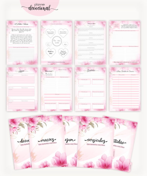 Planner Devocional "ROSAS"