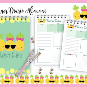 Planner Diário Abacaxi