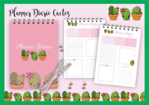 Planner Diário Cactos