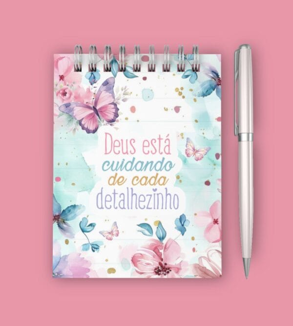 Planner Digital Devocional e Bloquinhos Forte & Corajosa