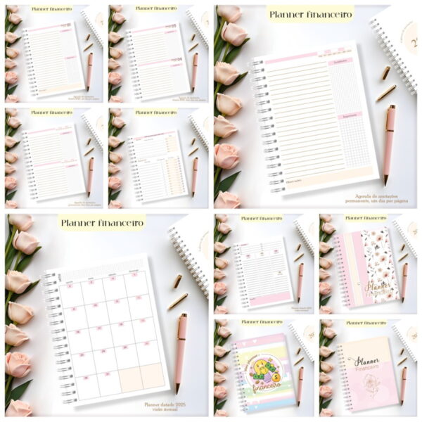 Planner Financeiro 2025 Feminino