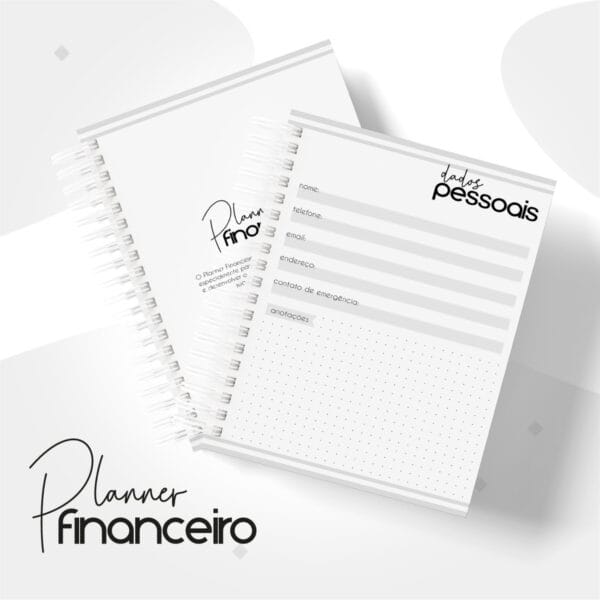 Planner Financeiro Pessoal Masculino