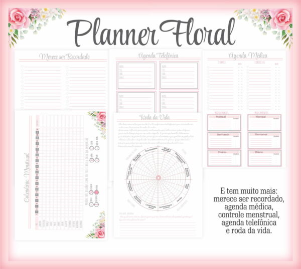 Planner Floral