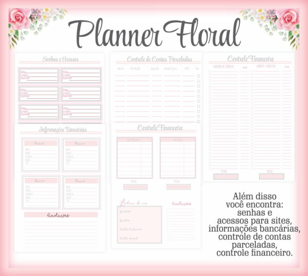 Planner Floral