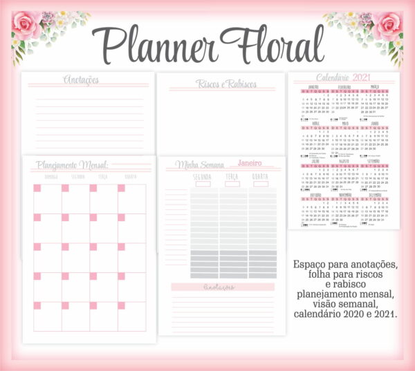 Planner Floral