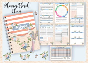 Planner Floral Clean