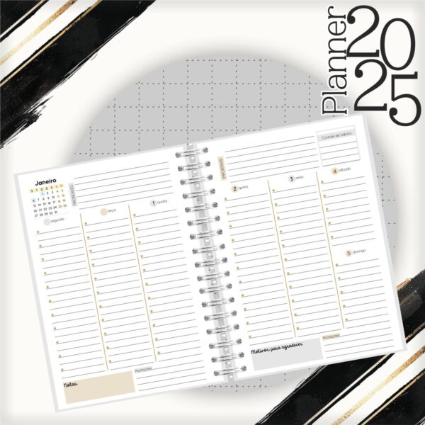 Planner Masculino 2025 4