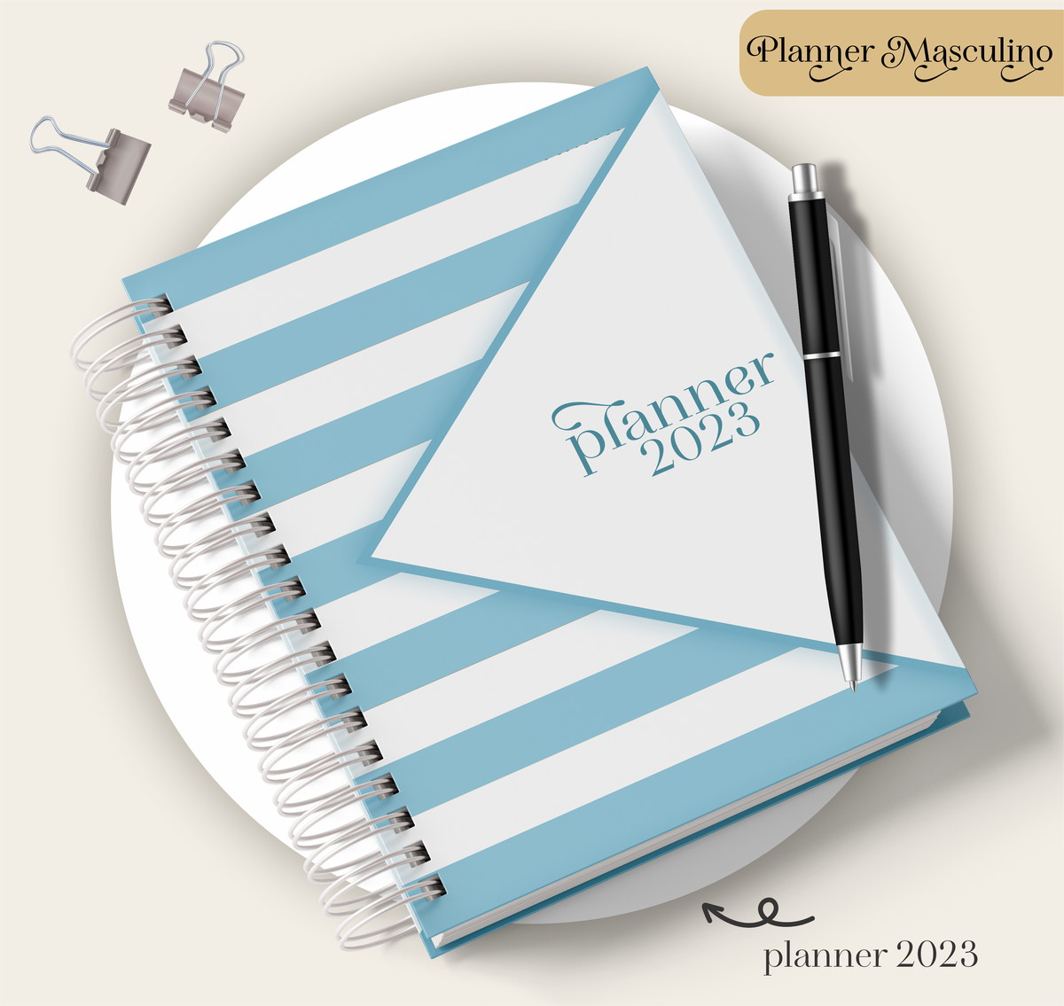 Planner Masculino Mod 01 - Arquivo Digital 1 Planner Masculino Mod 01 - Arquivo Digital