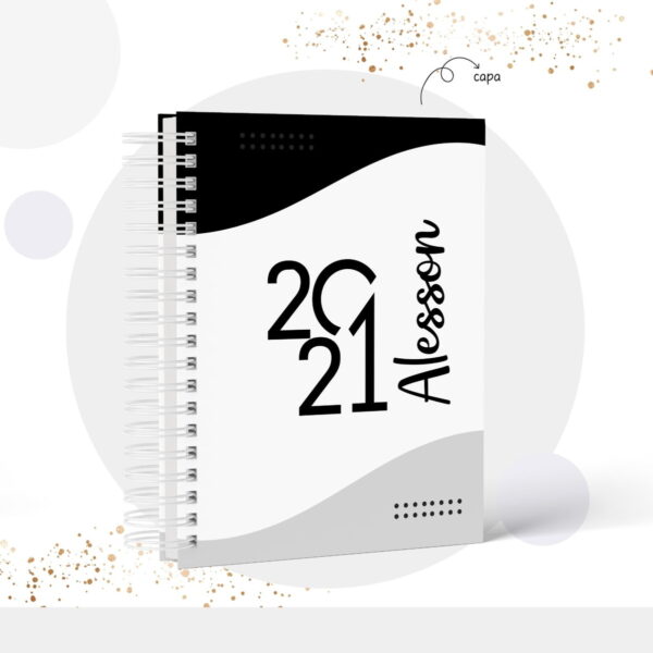 Planner Masculino Permanente e Datado