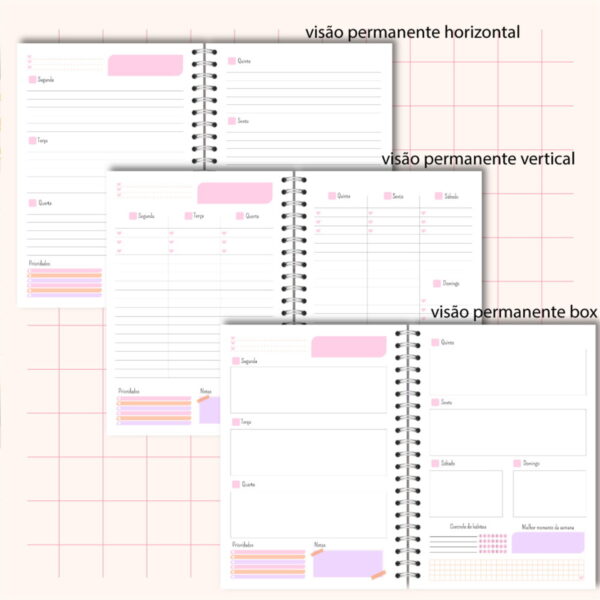 Planner Rose 2025 Feminino