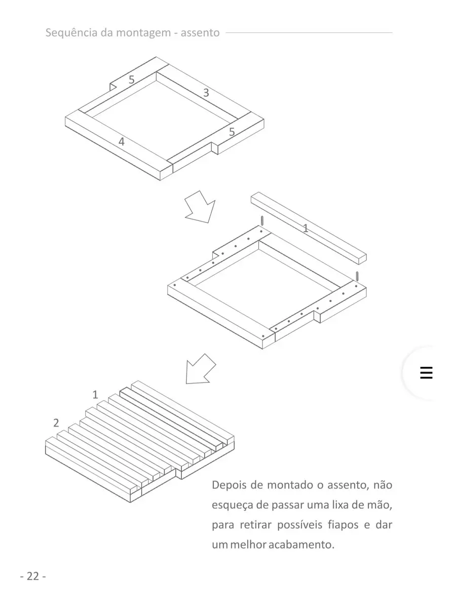 Projeto Mesa e Cadeira de Madeira Dobrável para Bar em PDF 3 Projeto Mesa E Cadeira De Madeira Dobravel Para Bar Em Pdf 6